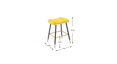 Yellow Color Julio Counter Stool