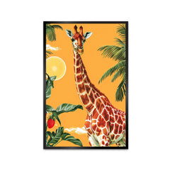 Beautiful Giraffe Face Canvas Printed Wall Paintings & Arts