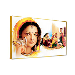 Beautiful Rajasthani Culture Canvas Printed Wall Paintings & Arts