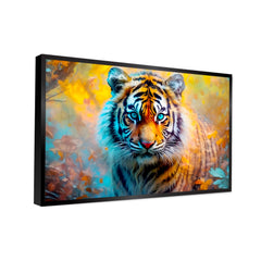 King of The Jungle Tiger Face Canvas Printed Wall Paintings & Arts