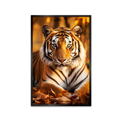 Siberian Tiger Face Canvas Printed Wall Paintings & Arts