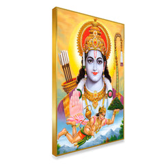 Elegant Shri Ram Blessing Canvas Print Wall Art & Paintings