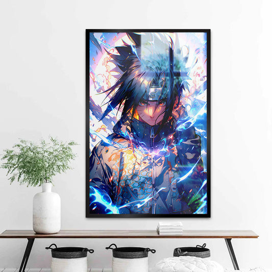 Sasuke From Naruto Character Anime Wall Canvas Painting