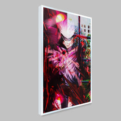 Gojo From Jujutsu Kaisen Anime Canvas Wall Painting