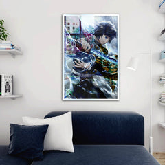 Demon Slayer Characters Cartoon Canvas Printed Wall Paintings