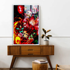 Demon Slayer Characters Anime Canvas Printed Wall Painting