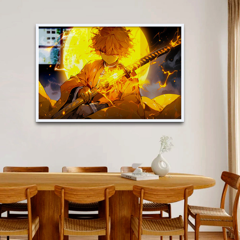 Premium Design Demon Slayer Characters Anime Canvas Wall Paintings