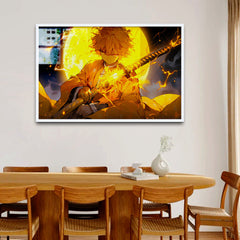 Premium Design Demon Slayer Characters Anime Canvas Wall Paintings