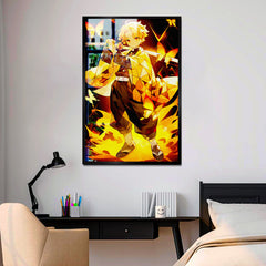 Premium Demon Slayer Characters Anime Canvas Wall Paintings