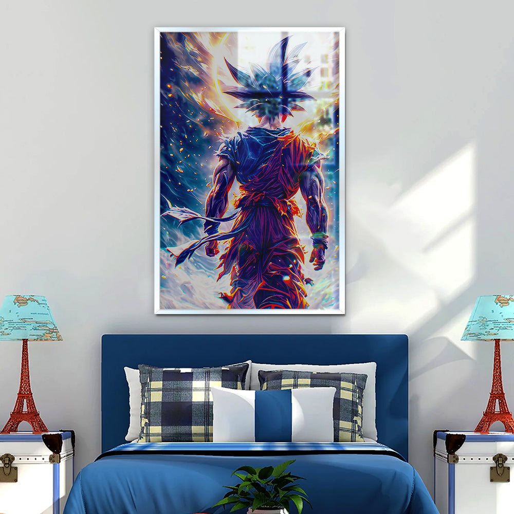 Goku From Dragon Ball Z Anime Canvas Printed Wall Painting Online