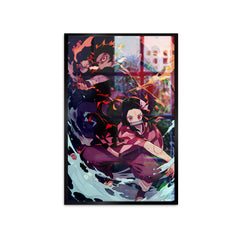 Premium Demon Slayer Characters Anime Canvas Wall Paintings