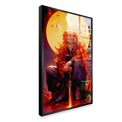 Rengoku From Demon Slayer Character Anime Wall Canvas Painting