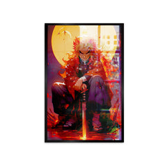 Rengoku From Demon Slayer Character Anime Wall Canvas Painting