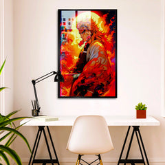 Rengoku From Demon Slayer Character Anime Canvas Printed Wall Painting