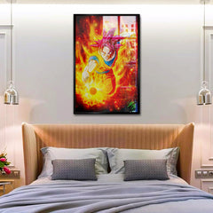 Goku From Dragon Ball Z Anime Canvas Printed Wall Painting