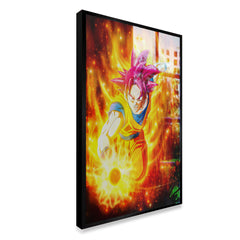 Goku From Dragon Ball Z Anime Canvas Printed Wall Painting