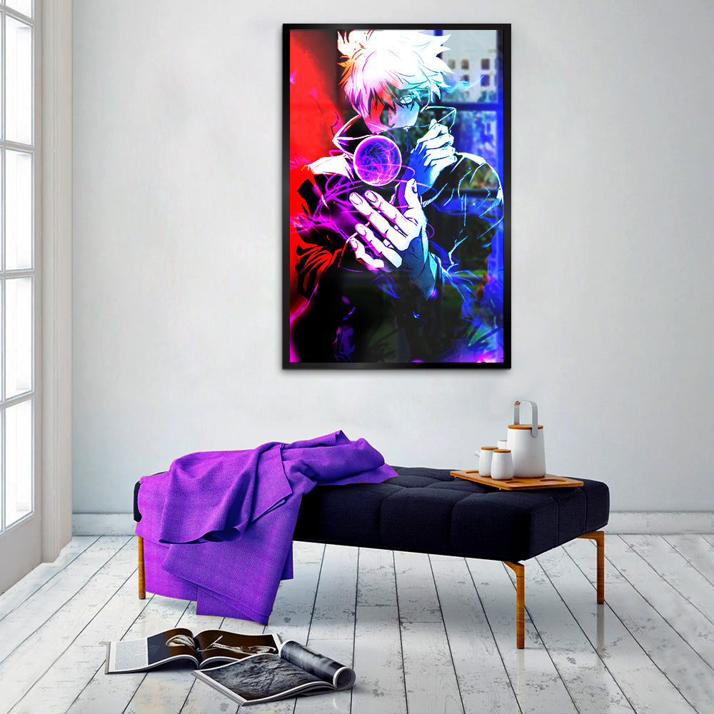 Gojo From Jujutsu Kaisen Anime Wall Canvas Paintings