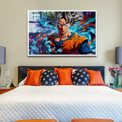 Goku From Dragon Ball Z Anime Canvas Printed Wall Paintings