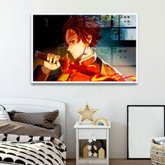 Demon Slayer Characters Cartoon Wall Paintings