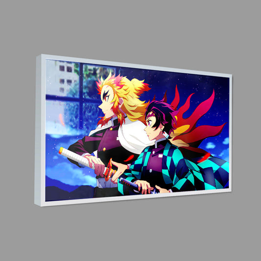 Demon Slayer Characters Cartoon Canvas Printed Wall Painting