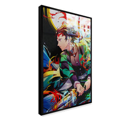 Tanjiro From Demon Slayer Character Anime Wall Canvas Painting