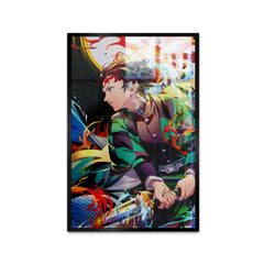 Tanjiro From Demon Slayer Character Anime Wall Canvas Painting