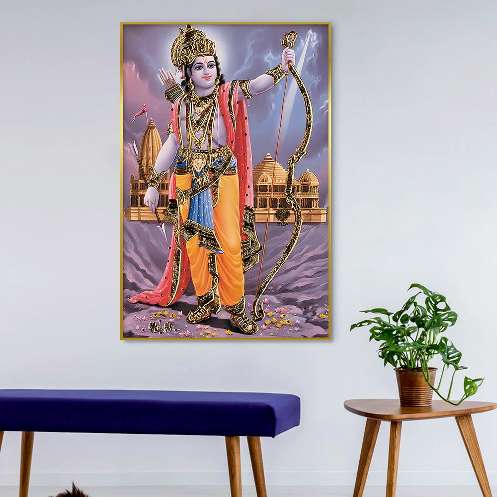 Beautiful Design Shri Ram Canvas Printed Wall Art & Paintings