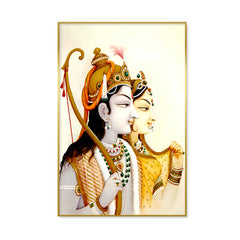 Glorious Maryada Purushottam Shri Ram and Janaki Mata Wall Art & Paintings