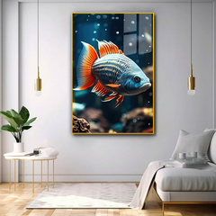 Modern Fish Acrylic Wall Paintings & Arts