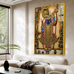 Beautiful Shreenath Ji Maharaj Acrylic Wall Paintings for Personalized Décor Clearance Sale