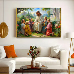 Light of the World Jesus Acrylic Wall Paintings & Art Clearance Sale