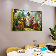 Light of the World Jesus Acrylic Wall Paintings & Art Clearance Sale