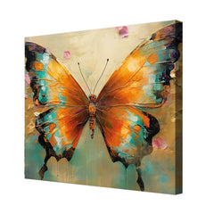 Butterfly Canvas Painting for Home, Bedroom & Living Room Clearance Sale