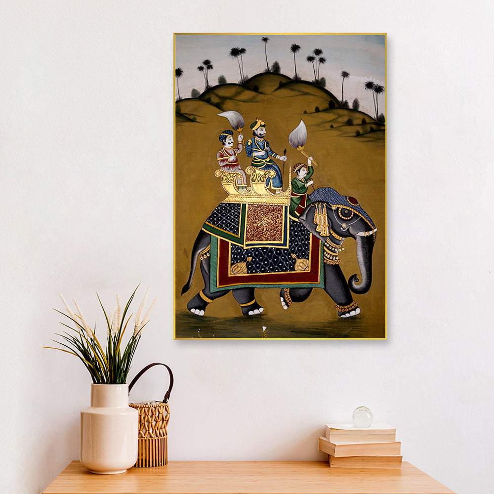 The Royal Elephant Framed Wall Art