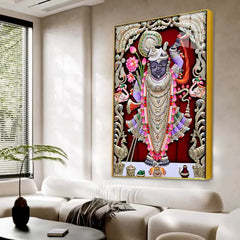 Premium Shreenath Ji Maharaj Acrylic Wall Art Clearance Sale