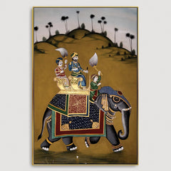 The Royal Elephant Framed Wall Art