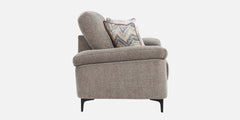 Modern Brown Velvet Loveseat |  Two Seater Sofa