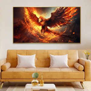 Elegant Phoenix Vaastu Power Wall Art