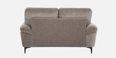 Modern Brown Velvet Loveseat |  Two Seater Sofa