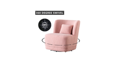 Pink Deeda Barrel Chair