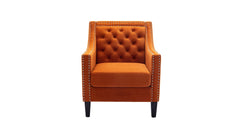 Orange Asaria Accent Chair