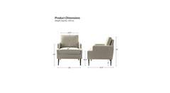 Beige Damone Accent Chair