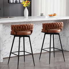 Whisky Brown  Presley Bar Stool