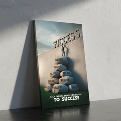 Inspirational Office Wall Decor - Modern Achievement Mindset Print