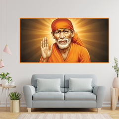 Sai Baba Canvas Painting for Home & Office