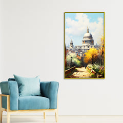 St Pauls Cathedral in Autumn by Vintage London