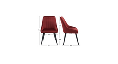 Red Nico Side Chair