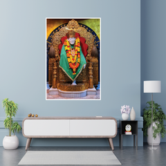 Shirdi Sai Baba Religious Wall Décor for Peace & Positivity