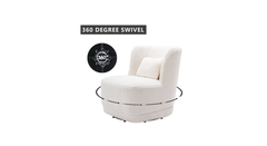 Beige Deeda Barrel Chair