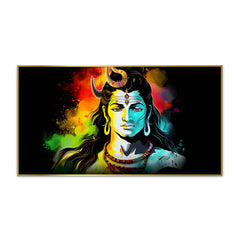 Premium Lord Shiva Meditation Canvas Wall Paintings